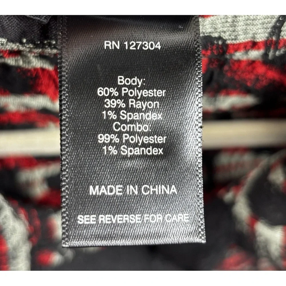 Ali‎ Miles Jacquard Jacket PL Button Front Wire Collar Artsy Chic - Picture 6 of 9
